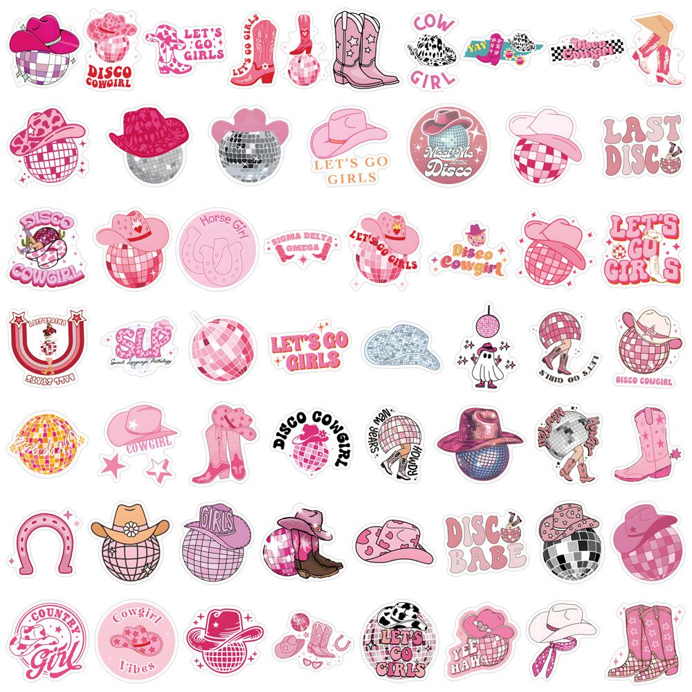 55 New Disco Cowgirl Graffiti Stickers Decorate Suitcase Laptop Mobile Phone Stickers