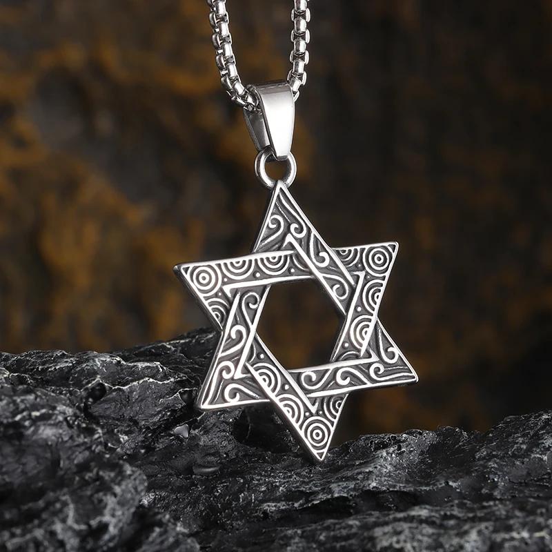 Nordic Rune Celtic Knot Necklace Men Stainless Steel Pendant Valknut Pagan Men Scandinavian Jewelry Punk Gift