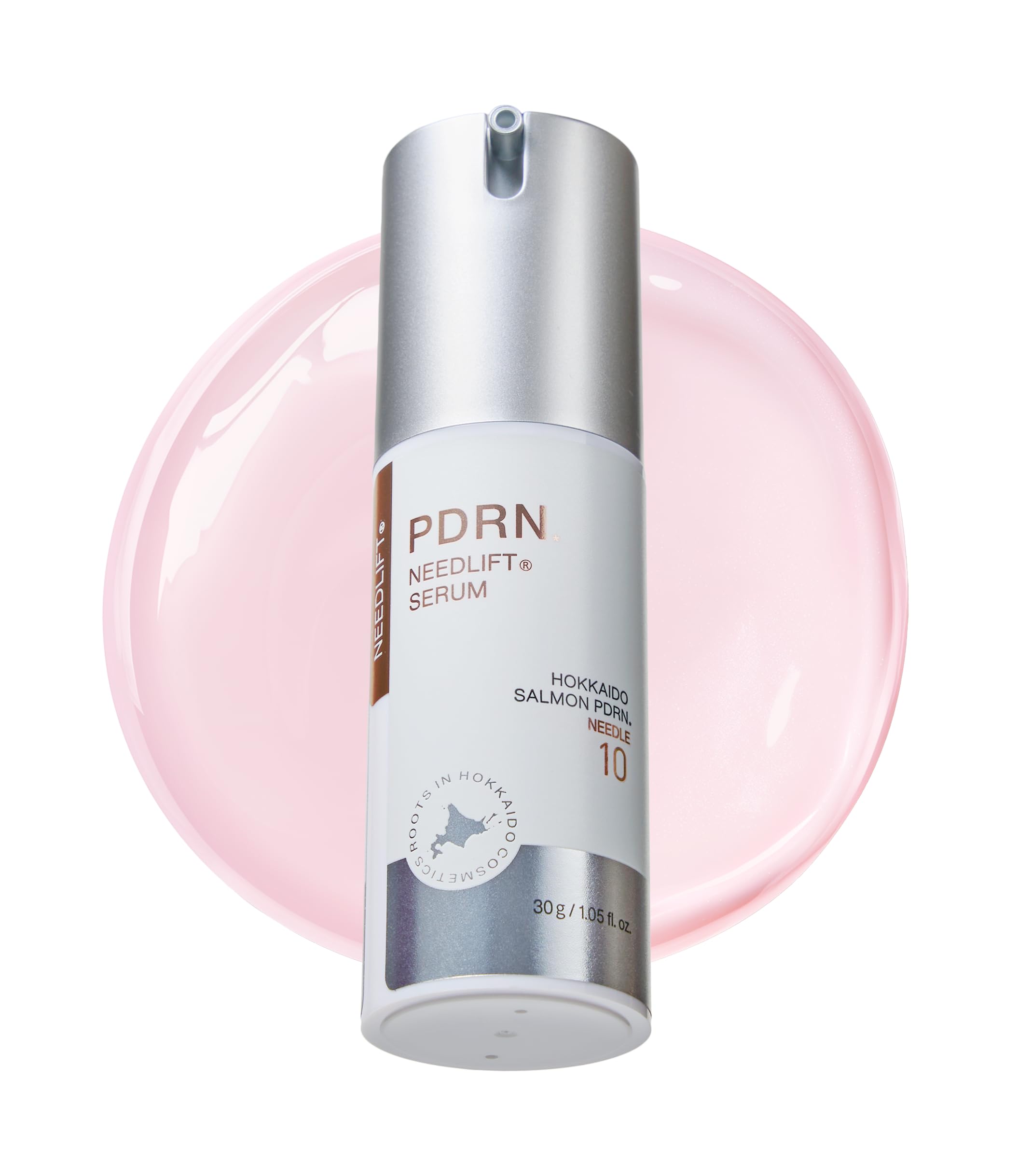 

Hokkaido PDRN Needlelift Serum - Beauty Serum with Spicules (approximately 330,000 spicules), Niacinamide, Glutathione, for sagging skin, pores, and m