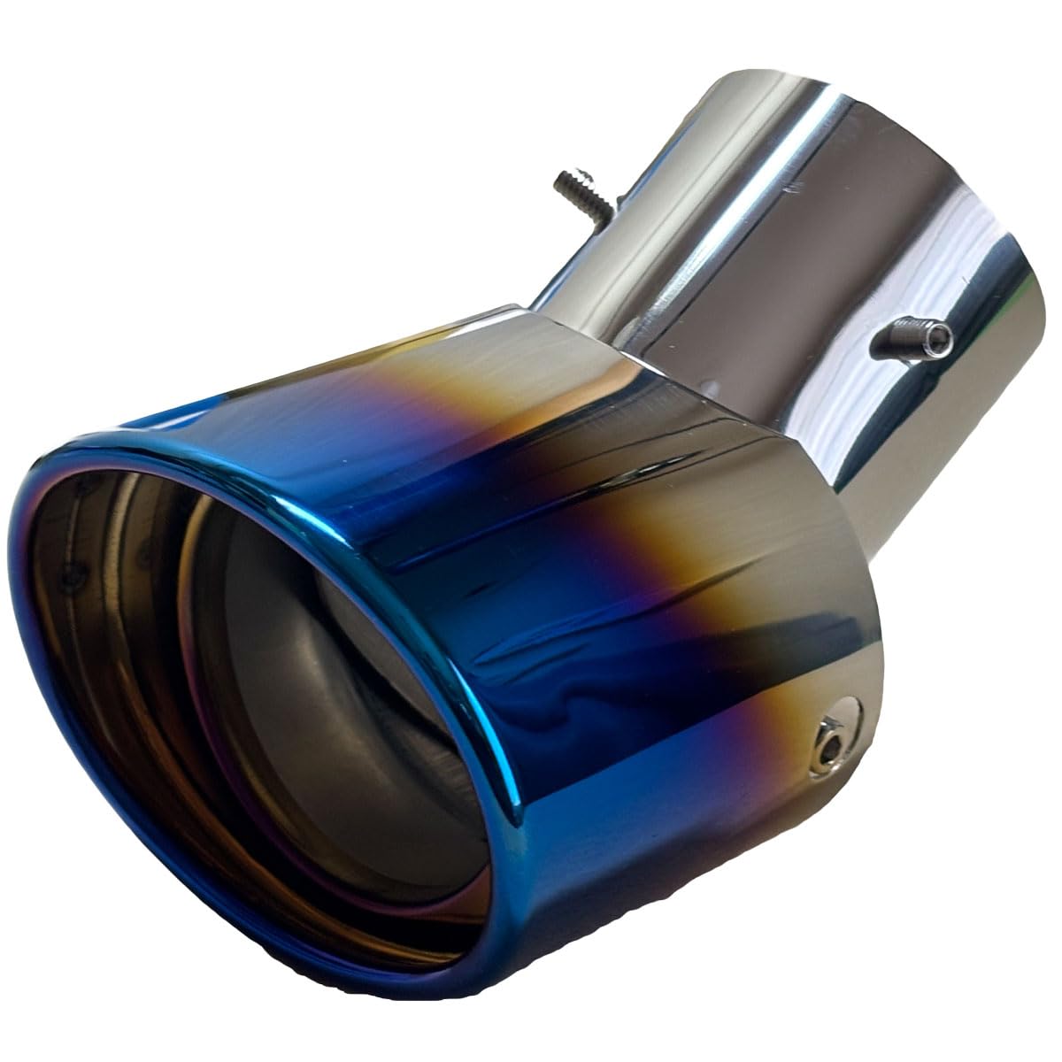 

Универсальный овальный титаново-синий насадка глушителя East field (M) M