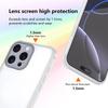 For iPhone 15 Pro Max Case Reinforced Corner Shockproof TPU + Acrylic Phone Cover