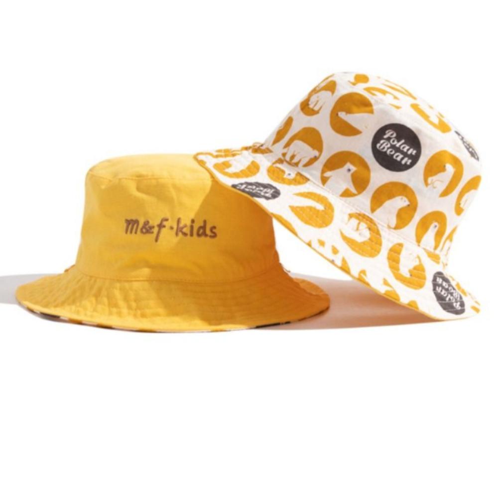 Breathable Double Sided Kid Sunhat Korean Style Children's Fisherman Hat Baby Shading Hat  Baby