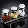 Huiyu Salt and Sugar Containers, Spice Bottles, Seasoning Containers, Sugar Shakers, 300ml, Set of 3