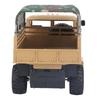 RC Military Truck 4 Channel Detachable Tent Remote Control Vehicle Military Truck with Light for Over 6 Years Old Kids