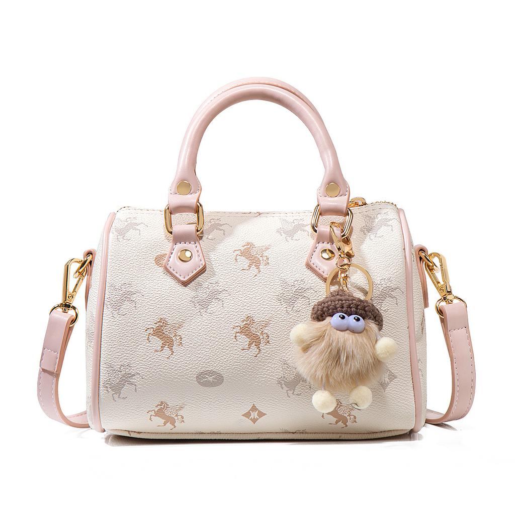 Premium printed tote bag women's new trendy large-capacity commuter handbag shoulder messenger bag