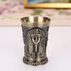 Ägyptischer Pharao Schnapsglas - Antiker Afrikanischer Stil Weinbecher - Zinklegierung Metall Trinkglas - Perfektes Geburtstagsgeschenk