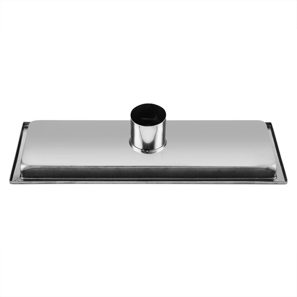 Large Flow Stainless Steel Rectangle Shower Floor Drain Bathroom Drainage Gully