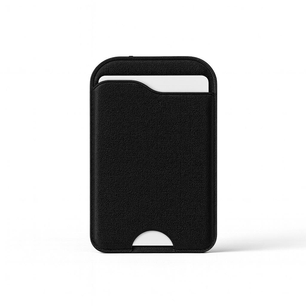 Premium drehbarer magnetischer Ständer für iPhone 16 Pro mit Spiegel und faltbarem MagSafe-Kartenetui