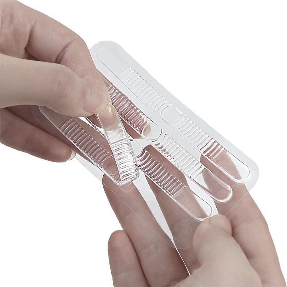 Transparent Silicone Heel Stickers Anti-wear Anti-friction Invisible High Heel Shoe Strap Sticker Soft Thin Strip Heel Strips