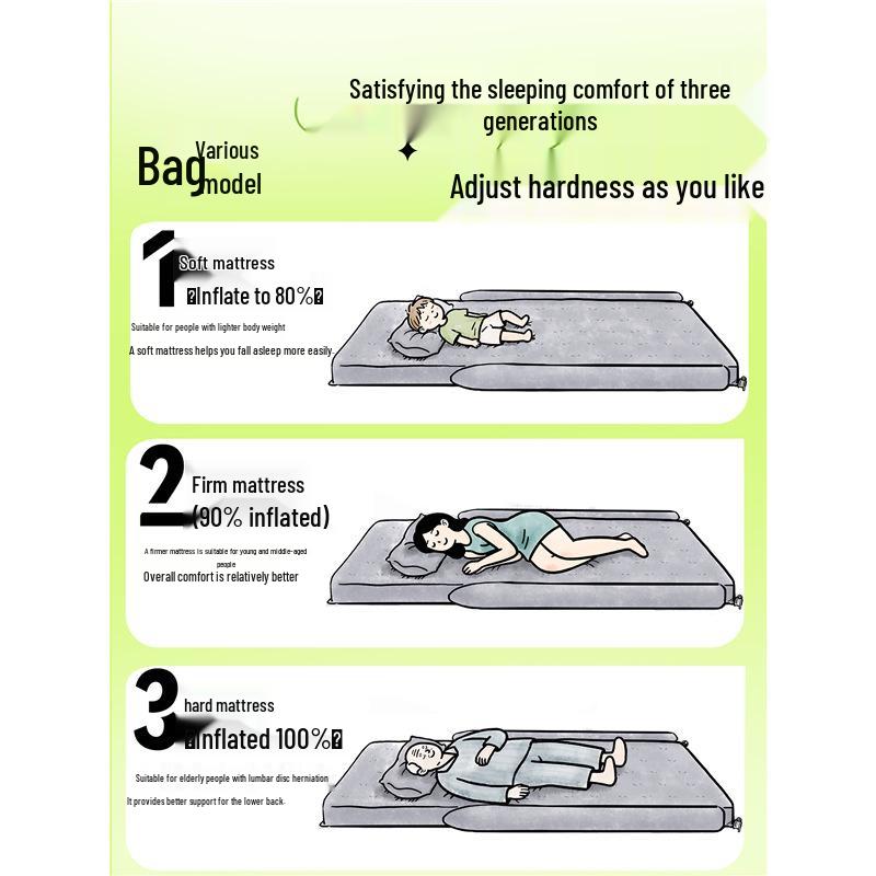 2024 Volkswagen Tayron Rear Seat Inflatable Mattress for Trunk and Sleeping Pad