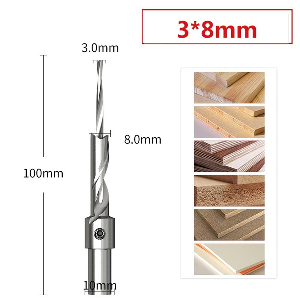 Professional Woodworking Tool Double Hole Opener Countersink Drill Bit