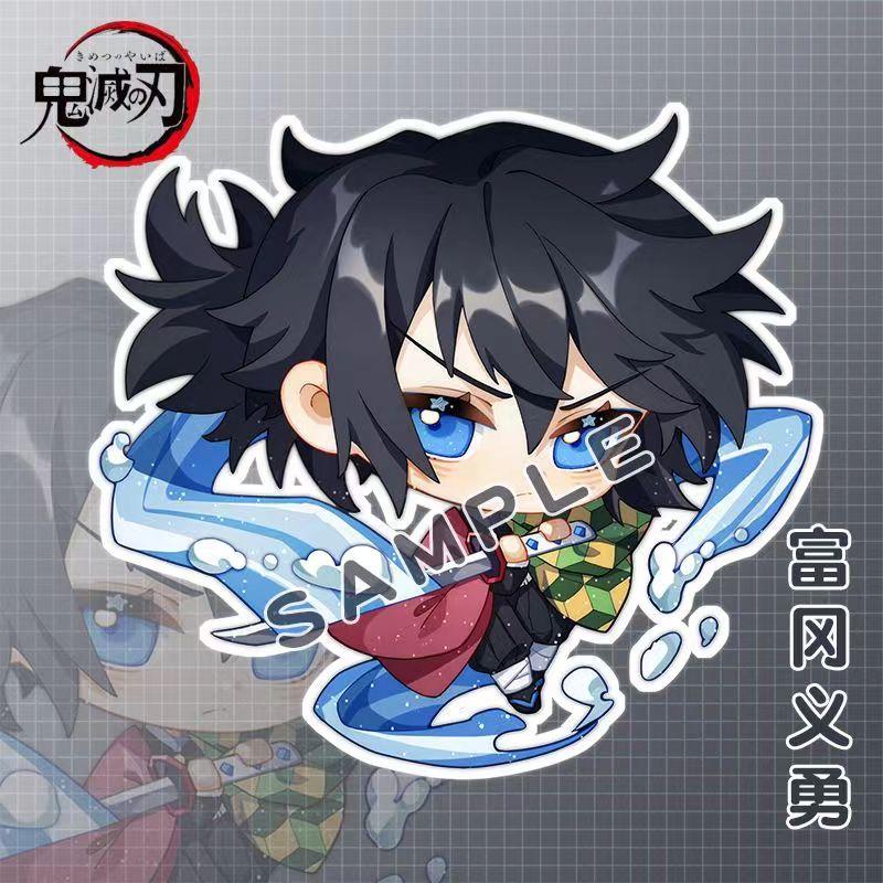 Demon Slayer Kimetsu No Yaiba Blade Ghost Keychain Acrylic Pendant Car Key Chain Fans Xmas Gift Anime doll toy of kids Carry Mini Lightweight Portable