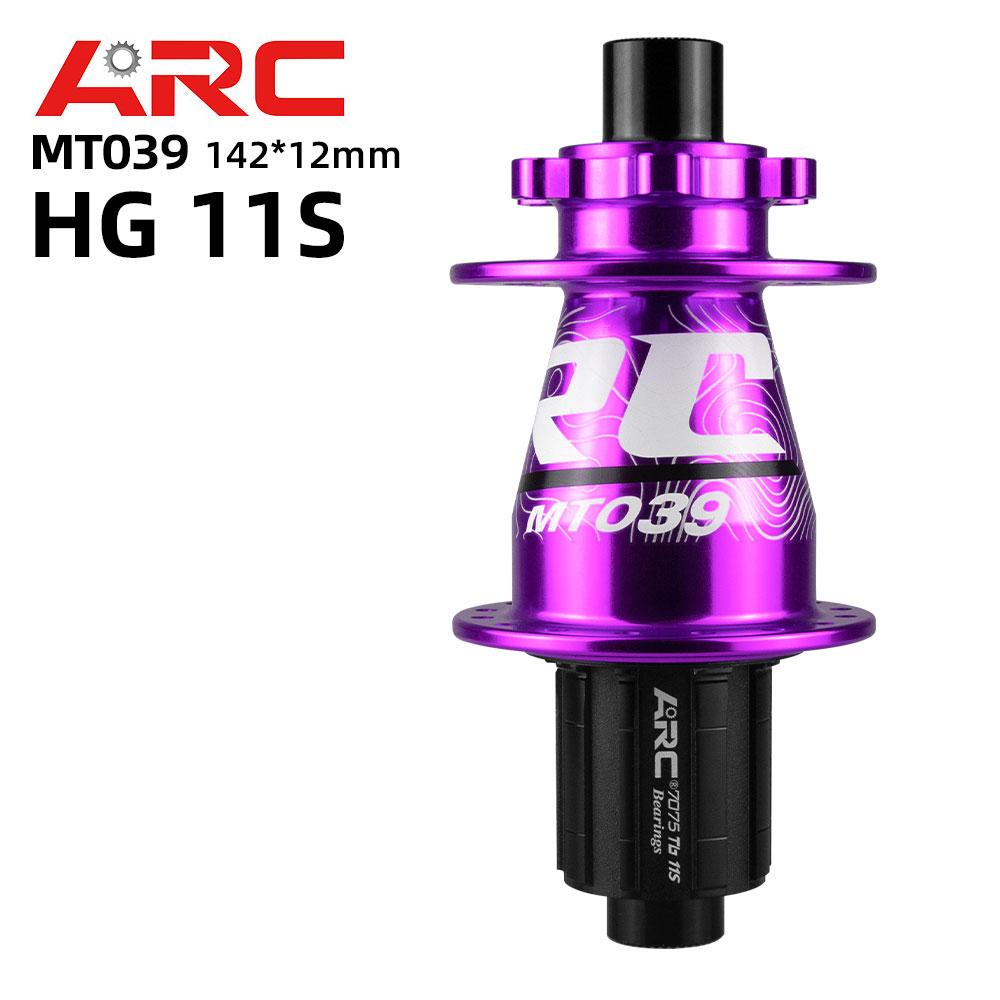 ARC MT039 Front Rear Bicycle Hub MTB Mountain Bike Hub 32H 6 Bolts Disc 135mm 142mm HG 8-11 XD MS 12 Speed 4 Bearing ARC Cube