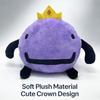 Game Peripheral Plush Toy, Purple Doll, Crown Doll