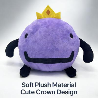 Game Peripheral Plush Toy, Purple Doll, Crown Doll