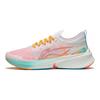 Li Ning Fei Dian Discovery Shock Absorbing Non-Slip Wear-Resistant Low-Top Running Shoes Men Running Shoes White Pink Blue ARMS007-7