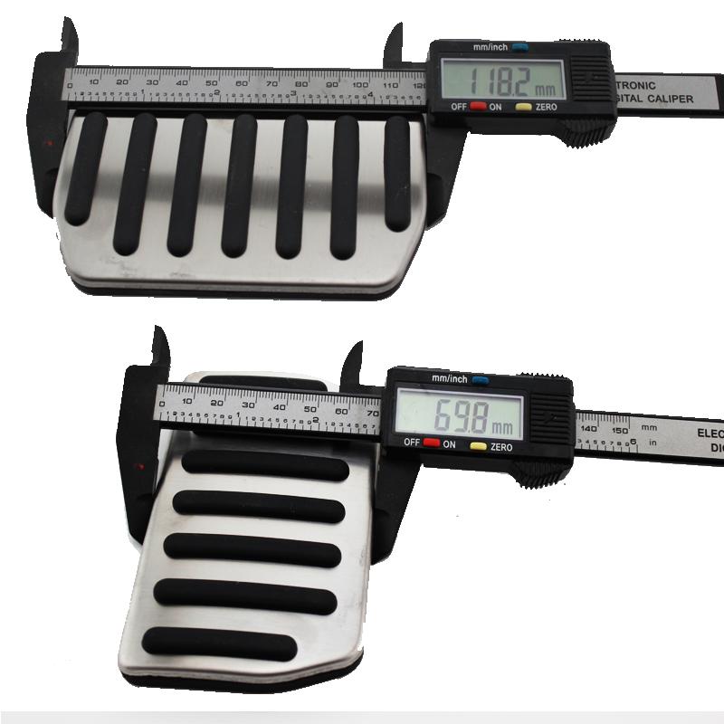 Mein Gutes Auto Gaspedal Kein Bohren Autopedale für Tesla Model S Model X 2016 -   Gas Kraftstoff Bremse Fußstütze Pedalauflagen