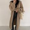 Women Knitted Cardigan Jacket V Neck Open Front Long Sleeve Solid Color Knit Sweater Coat Daily Wear