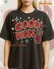 Good Vibes Peace Stars Bootleg Shirt, Vintage Hand Drawn Retro Tee, 90s Throwback, Good Vibes Peace Stars Sweater