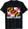Cool Maryland Flag Unisex T-Shirt