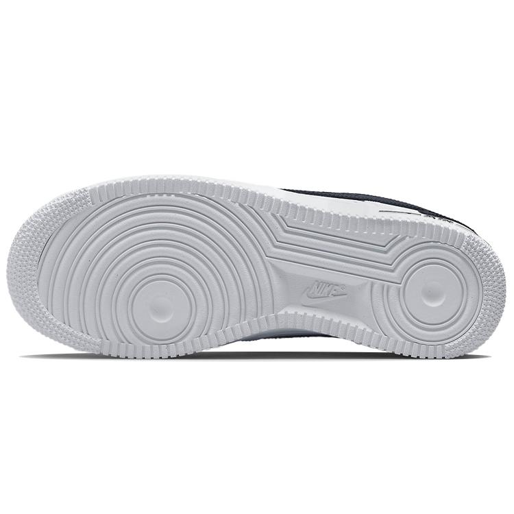 New Nike Air Force 1 Low '07 Fm Cut Out Swoosh White Black DR0143-101