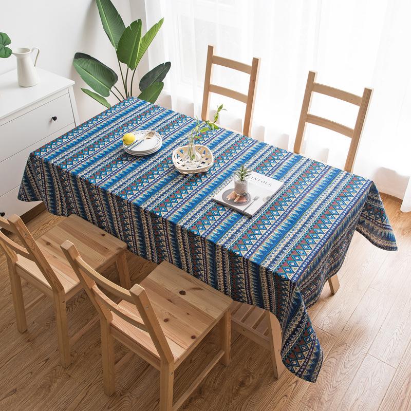 Cotton And Linen Book Tablecloth Text Art Rectangular Fabric Small Fresh Dust Cloth Cover Cloth Household Coffee Table Tablecloth
