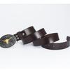 Fashion Personality Western Denim Belt Gold Plated Retro Cow Head Belt Men's Cow Leather Belt