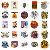 50 Rock Series Retro Reverb Aufkleber, Hip Hop Rock Graffiti Aufkleber, Gitarre Skateboard Motorrad
