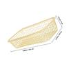 Wire Iron Storage Basket Decorative Metal Organizer Tray Small Holder for Desk Kitchen Bathroom Utensils Container Breathable