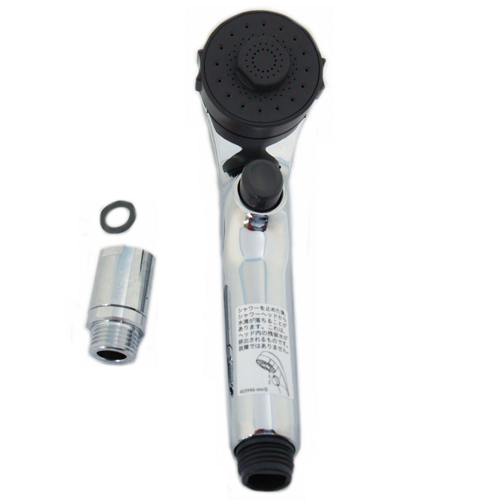 KVK Shower Head with Pressure Reducing Device ZS305TM e-Shower One-Stop 3-Way (e-Hard-Move)