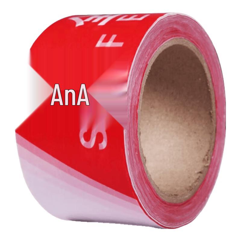 Red-White Safety Warning Barrier Tape