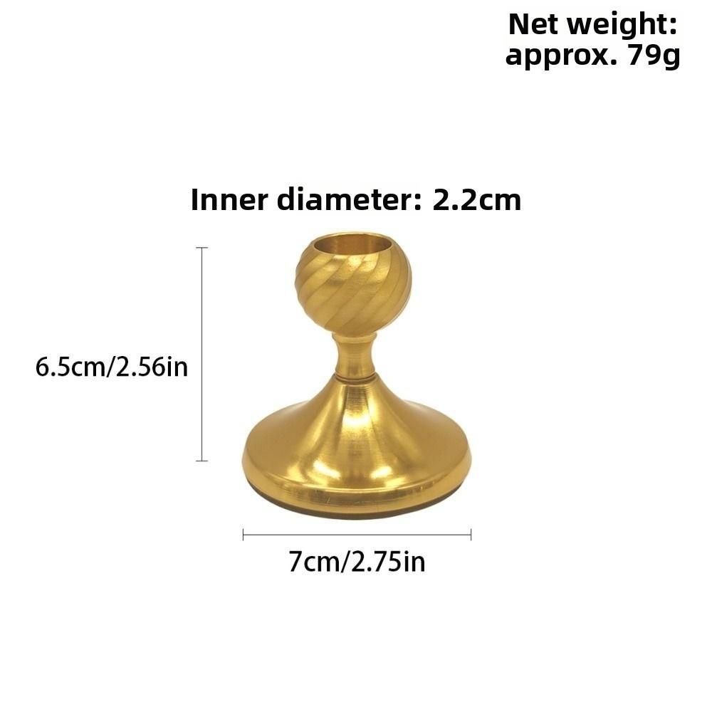 2PCS Vintage Style Candlestick Holders Metal Construction Durable Short Candle Holders Decorative Candle Stick Holders