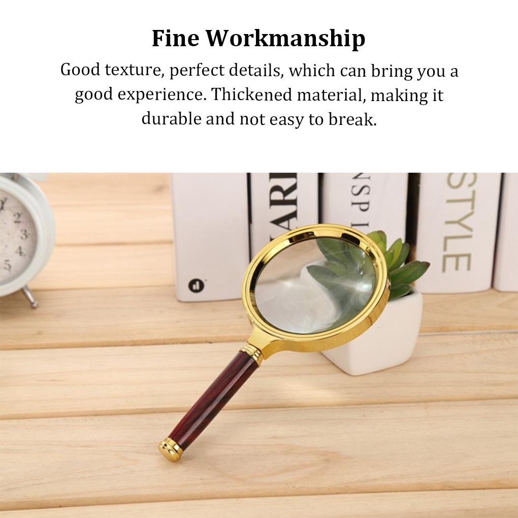 10x Reading Magnifiers Useful Premium Glass Material Portable Loupe Multi-functional Easy To Use Simple Watching Tool Jewelry