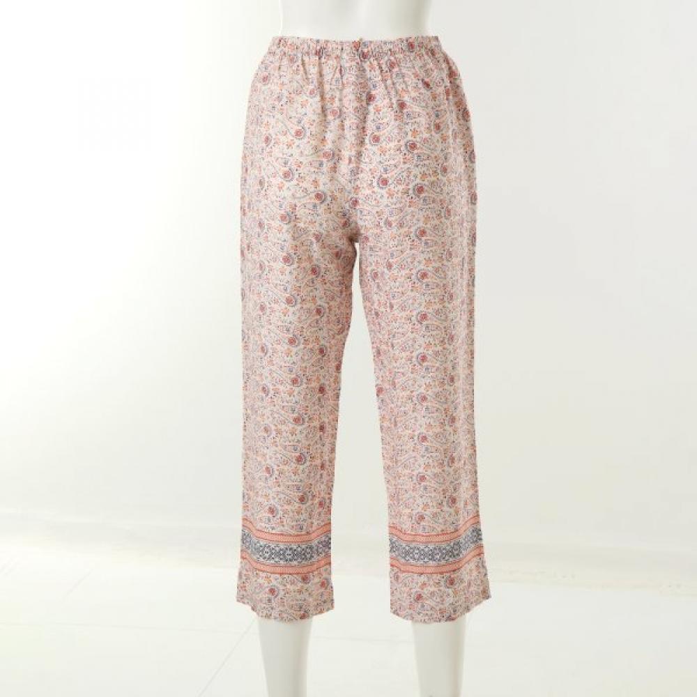 Wacoal Rayon Border PaiSley Print Women S Loungewear Set wpa380wS Wpa380wp