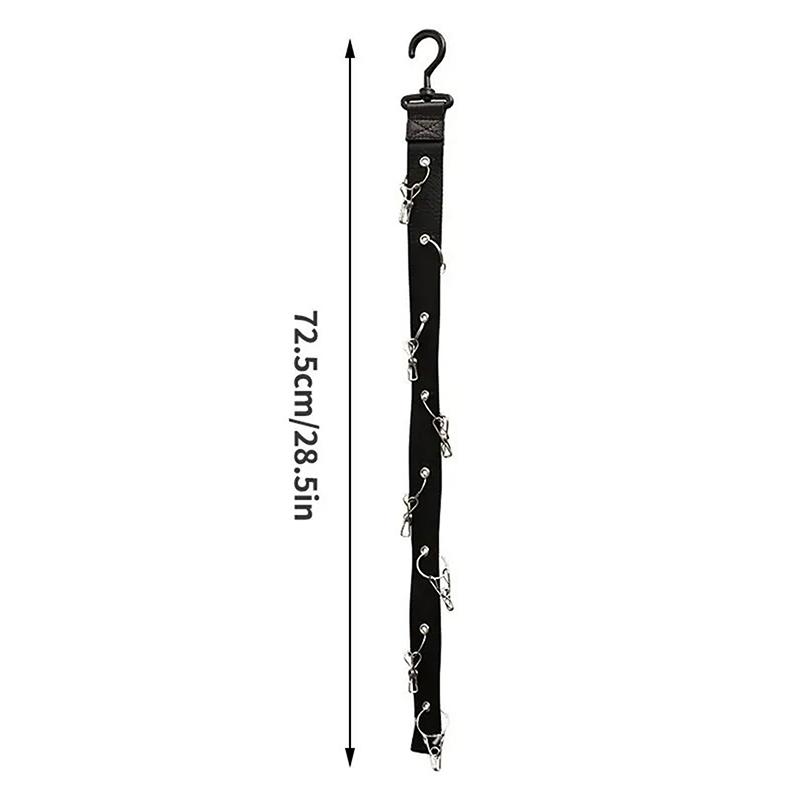 8-Clip Wall Storage Hat Hanging Tool Underwear Drying Rack Bedroom Wardrobe Duck Tongue Cap Storage Hook Rack