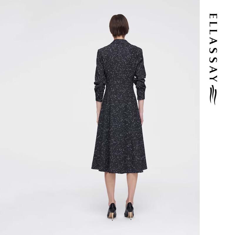 ELLASSAY Women's Waist-Cinching Mid-Length Suit Dress EWF351Y00500