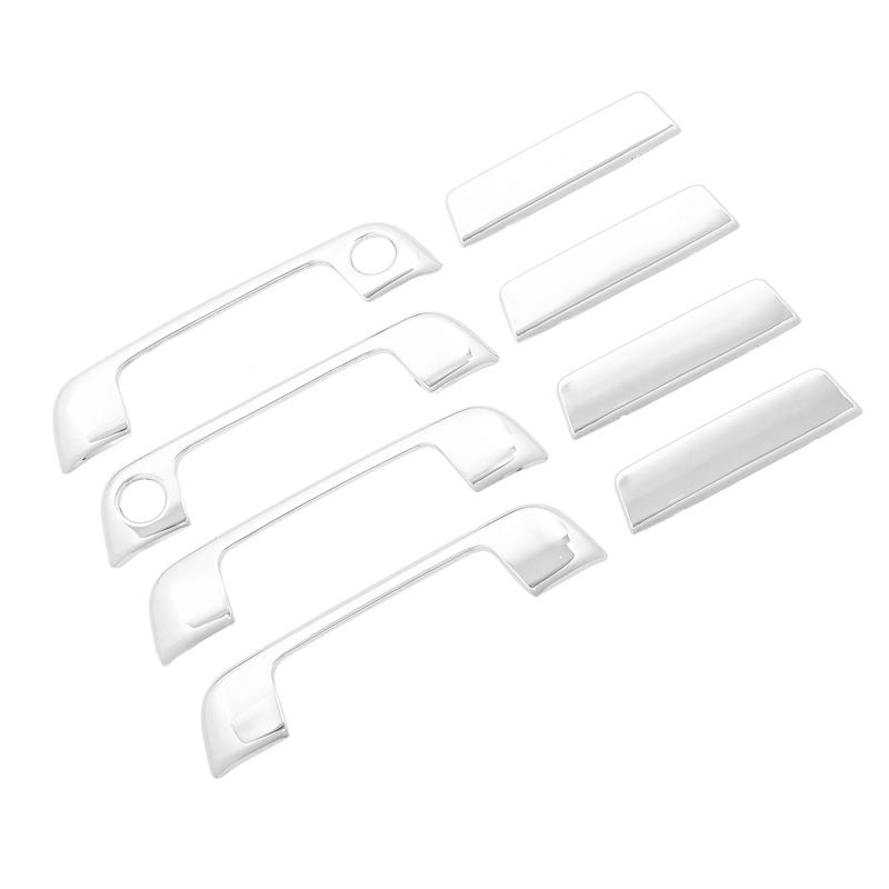 4Pcs Car Exterior Door Handle Cover ABS Chrome Weatherproof Replacement for BMW E36 3-Series E34 5-Series E32 7-Series
