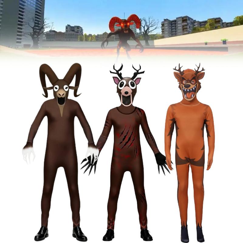 99 Deer The Nights In The Forest Deer Goat Cosplay Costume Halloween Jumpsuits