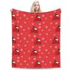 Snoopy & Woodstock Pattern Blankets  Fleece Funny Soft Throw Blankets for Bedspread  Winter