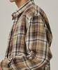 ANALOG MOOD Flannel Semi-Check Shirt (Brown)