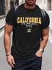 Casual California Los Angeles City Graphic T-shirt - Short Sleeve