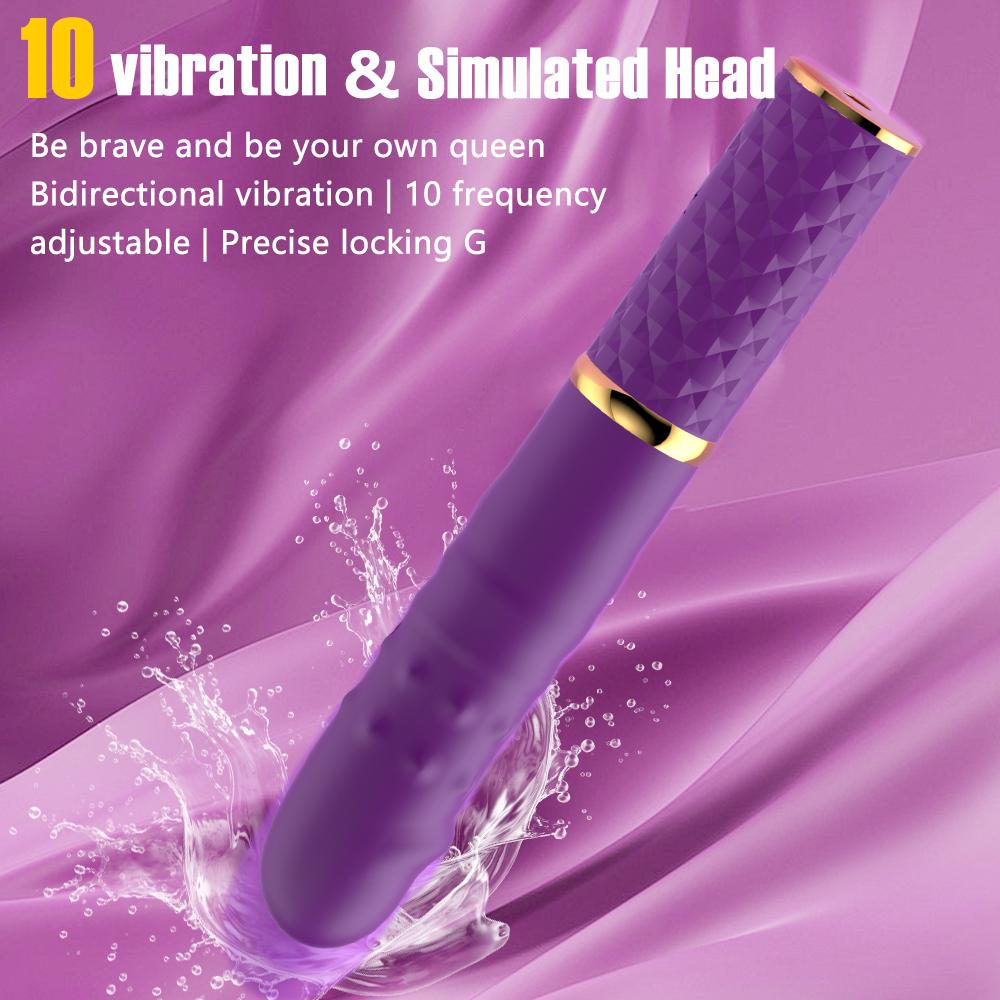 Beginner Telescopic Sex Machine Dildo Vibrator G Spot Automatic Up Down Massager With Suction Cup Vaginal  Stimulator Sex Toys