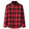 Camicia a quadri in flanella a maniche lunghe da uomo taglie forti Autunno/Inverno