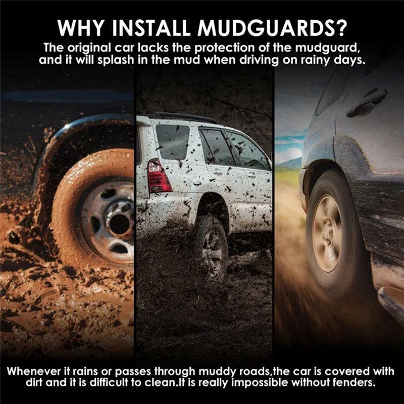 AA92-4PCS Car Mudguard Mud Flaps Splash Mud Guard Fender For Accent 2006-2010 Car Accessories