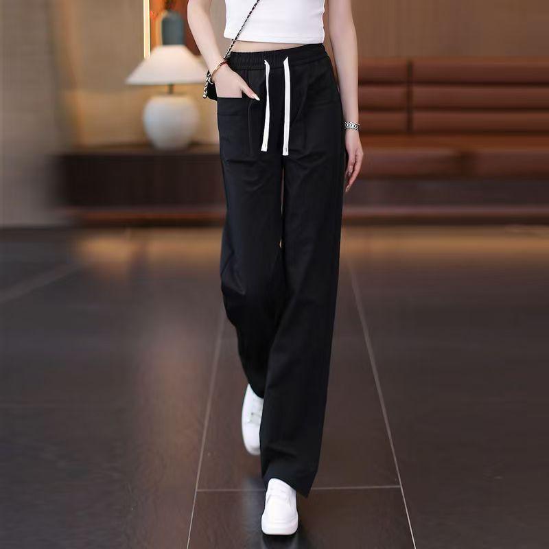 

Women s Cool Summer High-Waist Quick-Dry Wide-Leg Pants S for 80-100 lbs