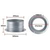 1 Pc  Metal Flange Duct Fan Hose Connector Air Ventilation Adapter For Kitchen Hood Ventilator Pipe Connecting Exhaust Outlet