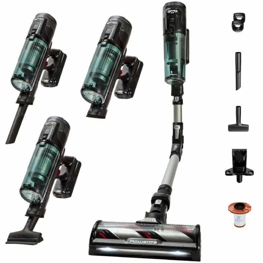 Rowenta X-Force Flex 13.60 Stick Vacuum Cleaner 150AW Aluminum/Green