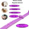 Pet Calming Collar for Cat & Dog - Adjustable Anxiety Pheromone Reducing Pet Collar Lasting Calm Relax Soothing Collars