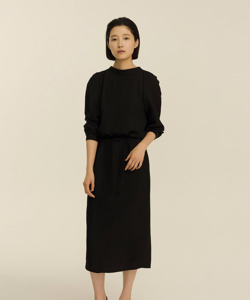 Nogseob Glossy Long One-Piece_Black