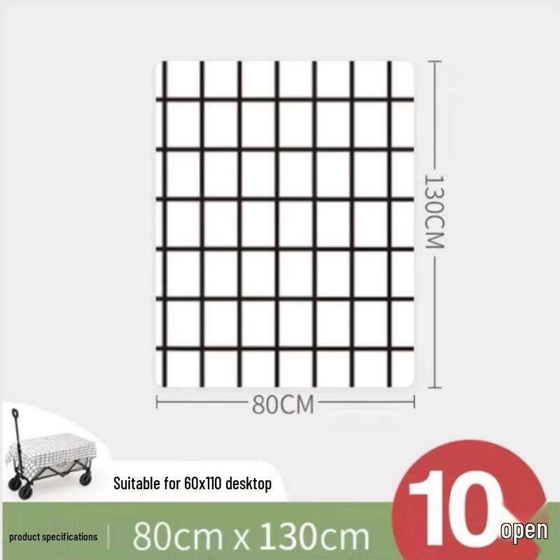 Disposable Waterproof Plaid Tablecloth